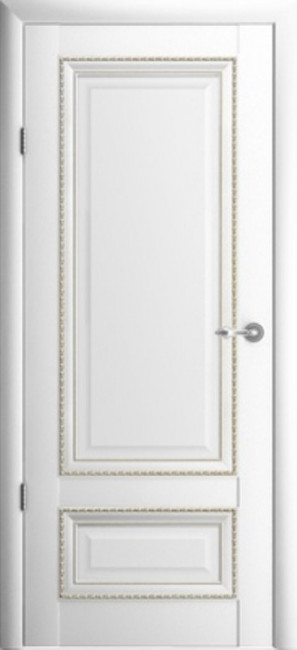 Межкомнатная дверь винил Версаль 1 Белый