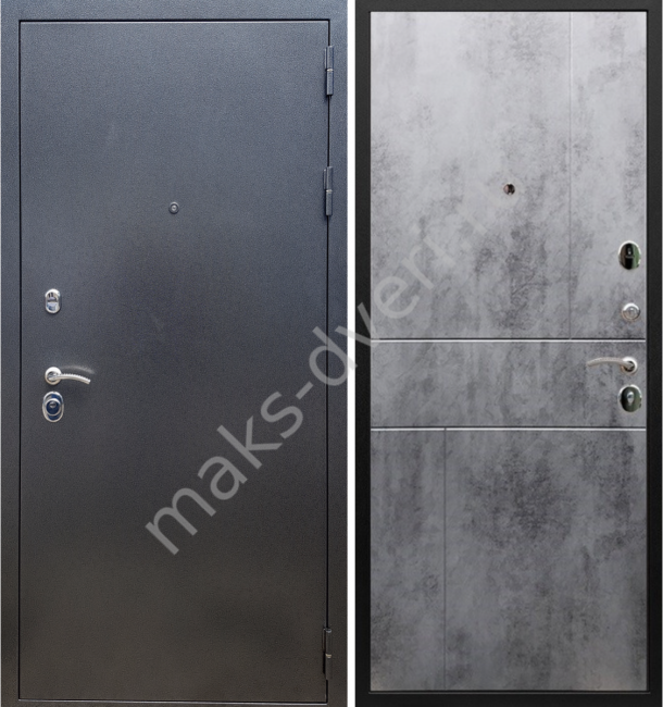 Входная дверь Рекс-11 290 Бетон Светлый