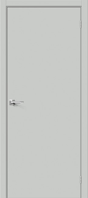 Межкомнатная дверь винил Браво-0 Grey Pro
