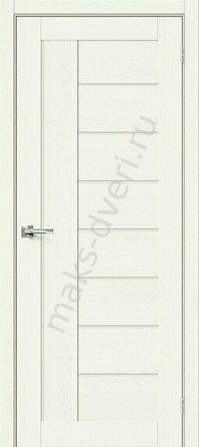 Межкомнатная дверь Эко Шпон Браво-29 White Wood