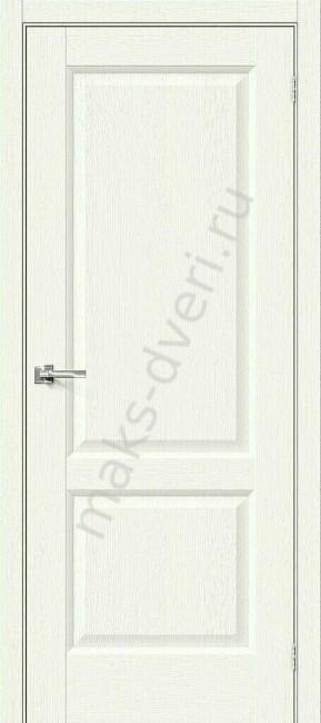 Межкомнатная дверь Эко Шпон Неоклассик-32 White Wood