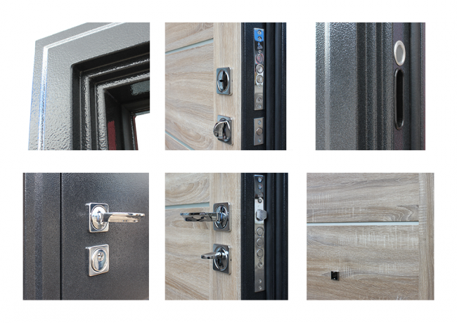 Входная дверь Техно 99 Дуб Сонома светлый