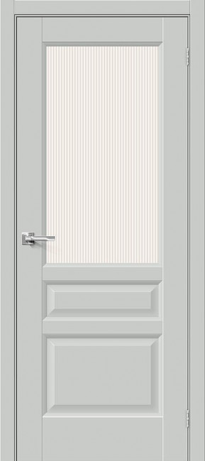 Межкомнатная дверь из ПЭТ Неоклассик 35 Grey Silk