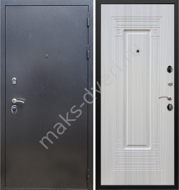 Входная дверь Рекс-11 ФЛ-4 Лиственница Беж