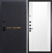 Дверь система Гранит Артдеко панель 024 Белый Матовый 