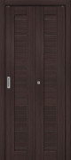 Дверь складная Эко Шпон Браво-21 Wenge Melinga Дверь складная Эко Шпон Браво-21 Wenge Melinga