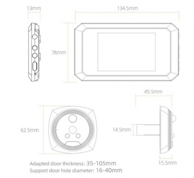 Видеоглазок Look 5-2