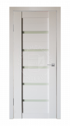 Межкомнатная дверь Эко Шпон Александра Белый глянец