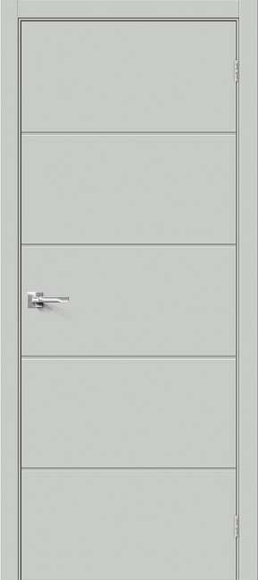 Межкомнатная дверь винил Граффити-1 Grey Pro