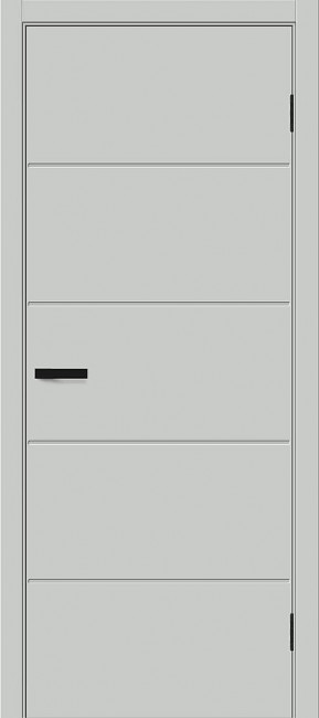 Межкомнатная дверь винил Граффити-1Д Grey Pro