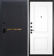 Дверь система Гранит Артдеко панель 035 Белая Дверь система Гранит Артдеко панель 035 Белая