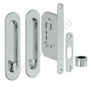 Для раздвижных дверей Замок Купе Bravo SL-2 C Хром