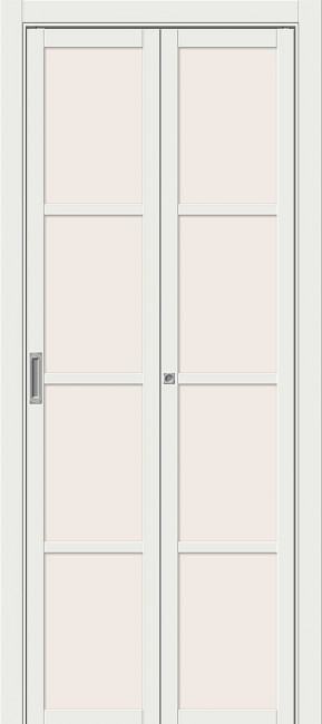Дверь складная Эмалит Твигги 11.3 White Matt