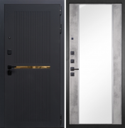 Дверь система Гранит Артдеко панель 051 Бетон Светлый