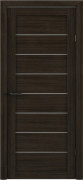 Межкомнатная дверь Эко Шпон Сеул Темный кипарис со стеклом Межкомнатная дверь Эко Шпон Сеул Темный кипарис со стеклом
