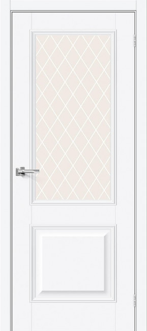 Межкомнатная дверь из ПЭТ Классик 13 White Silk