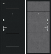 Входная дверь Bravo R Граффити-1 Slate Art Инсайд