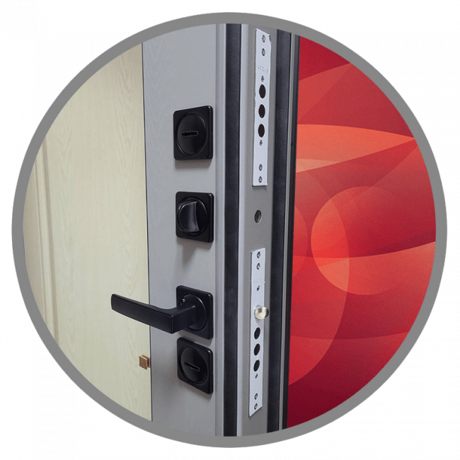 Входная дверь Термо Аляска 4 зеркало