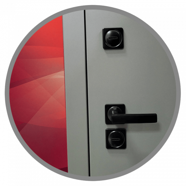 Входная дверь Термо Аляска 4 зеркало