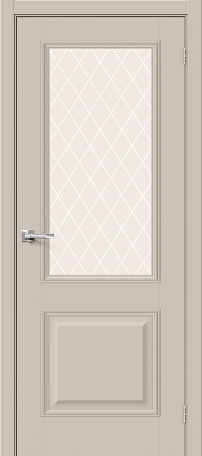 Межкомнатная дверь из ПЭТ Классик 13 Cream Silk