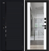 Входная дверь Лайнер Black Shell White Silk