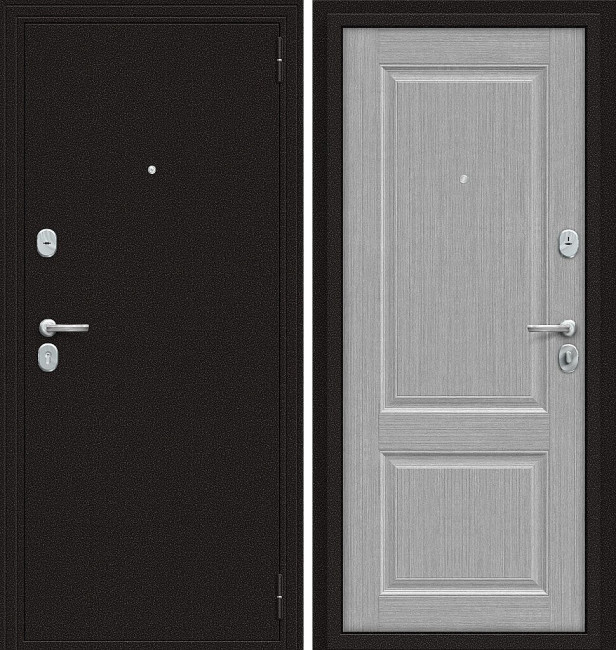 Входная дверь Х-2 Клен серый