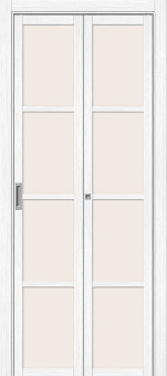 Дверь складная Эко Шпон Твигги 11.3 Snow Melinga Дверь складная Эко Шпон Твигги 11.3 Snow Melinga