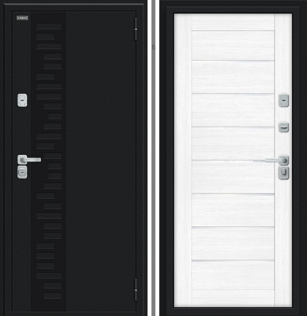 Входная дверь Термо Техно Декор 2 White Silk