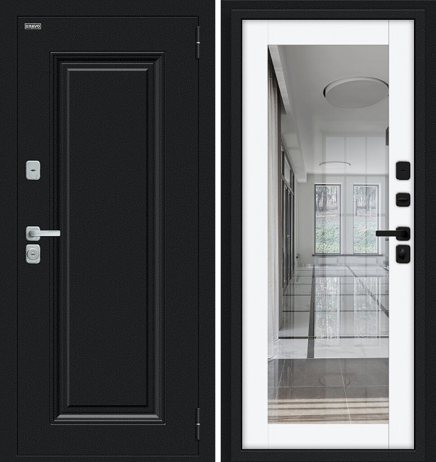 Входная дверь Термо Флэш Декор 2 White Silk