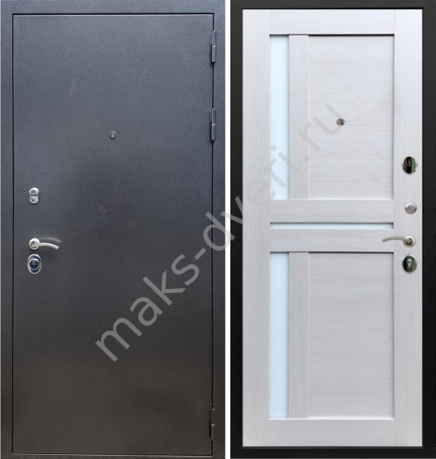 Входная дверь Рекс-11 СБ-18 Лиственница Беж