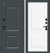 Входная дверь Термо Некст антрацит White Silk 