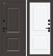Входная дверь Термо Некст шоколад White Silk  