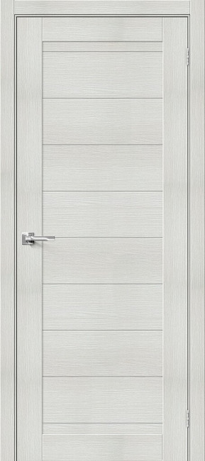 Межкомнатная дверь Эко Шпон Браво-21 Bianco Veralinga