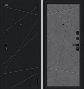 Входная дверь Bravo R Граффити-5 Black Slate Art Входная дверь Bravo R Граффити-5 Black Slate Art