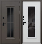 Входная дверь Термо Тундра с окном Входная дверь Термо Тундра с окном