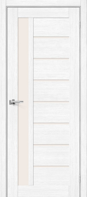 Межкомнатная дверь Эко Шпон Браво-27 Snow Melinga