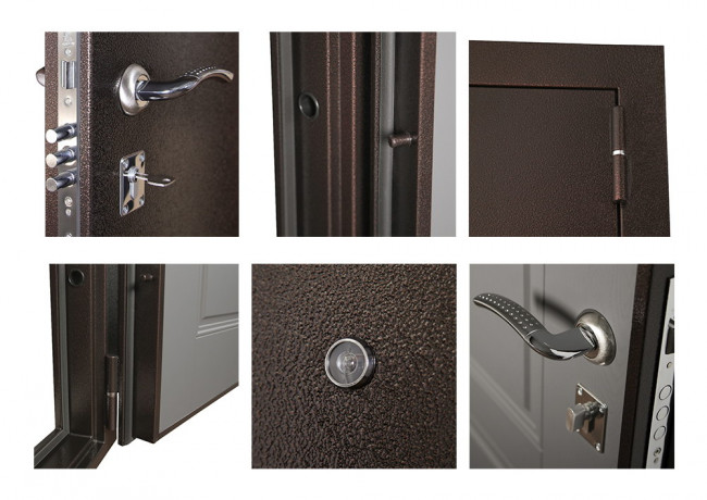 Входная дверь Лидер Ясень графит