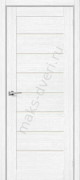 Межкомнатная дверь Эко Шпон Браво-22 Snow Melinga Межкомнатная дверь Эко Шпон Браво-22 Snow Melinga