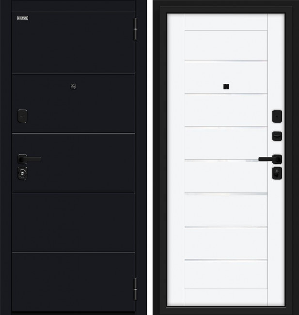 Входная дверь Bravo R Прайм White Silk