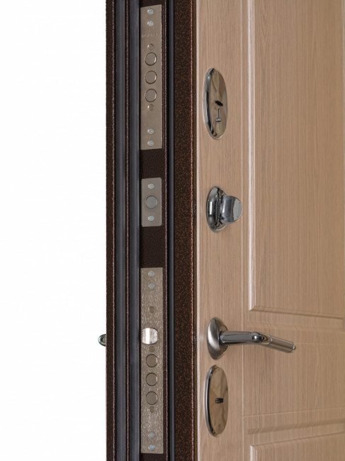 Входная дверь Термо Урал Декор Беленый дуб