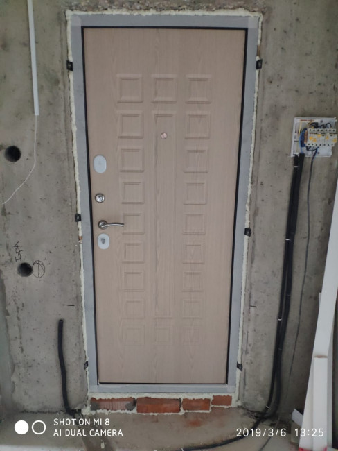 Входная дверь Премиум 3К 183 Беленый Дуб