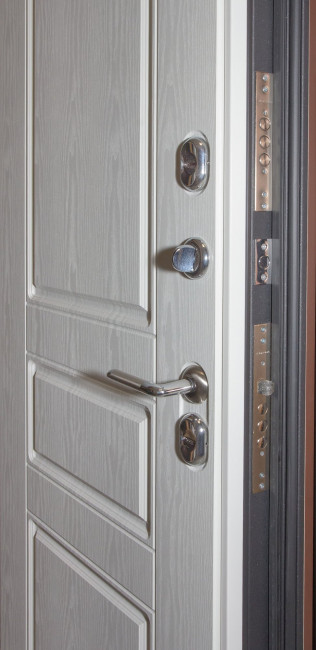 Входная дверь Термо Урал ПП Белый ясень