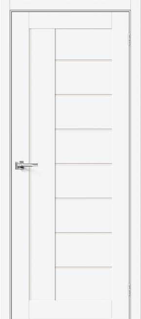 Межкомнатная дверь из ПЭТ Браво 29 White Silk 