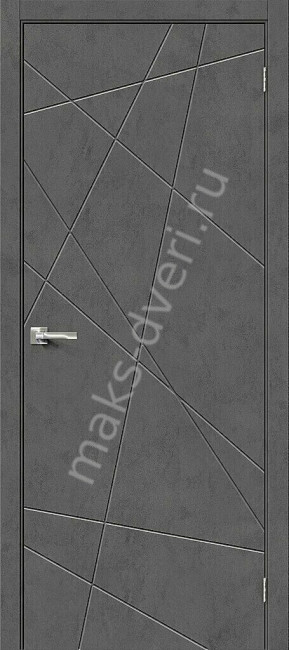 Межкомнатная дверь Эко Шпон Граффити-5 Slate Art