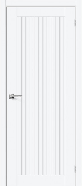 Межкомнатная дверь из ПЭТ Браво 40 White Silk 