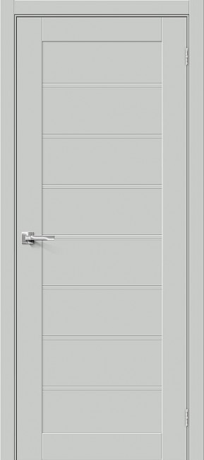 Межкомнатная дверь из ПЭТ Браво 20 Grey Silk