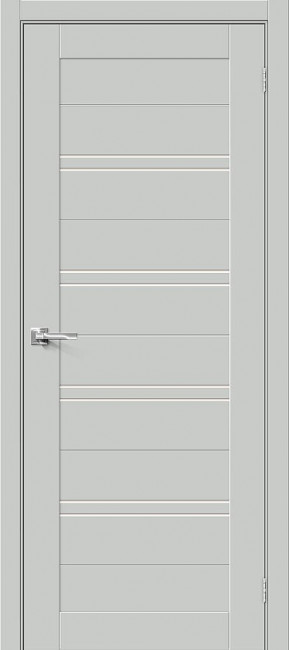 Межкомнатная дверь из ПЭТ Браво 28 Grey Silk