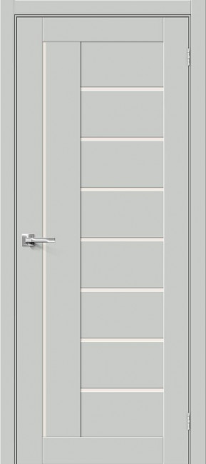 Межкомнатная дверь из ПЭТ Браво 29 Grey Silk