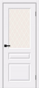 Межкомнатная дверь винил Скинни 15 White Pro 