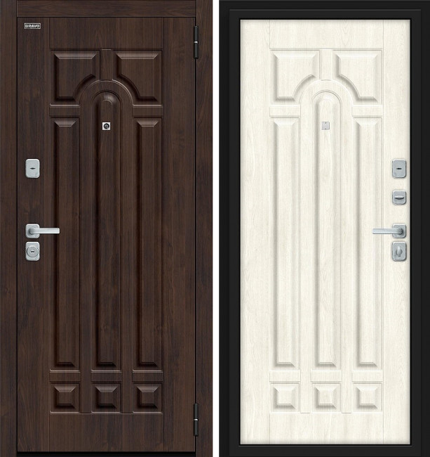 Входная дверь Bravo R Форт Nordic Oak